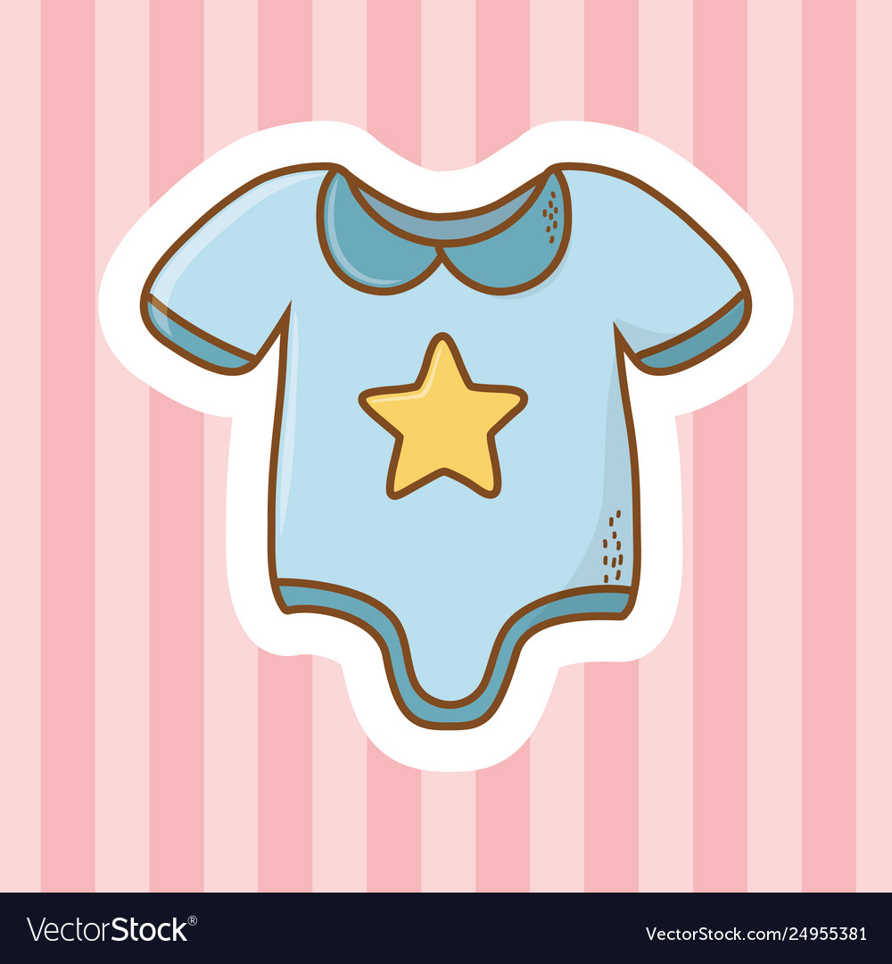 Cute baby shower cartoon