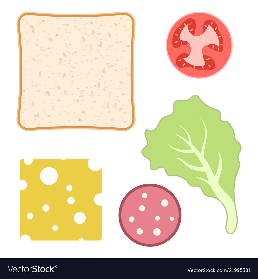 Sandwich Ingredients Clipart