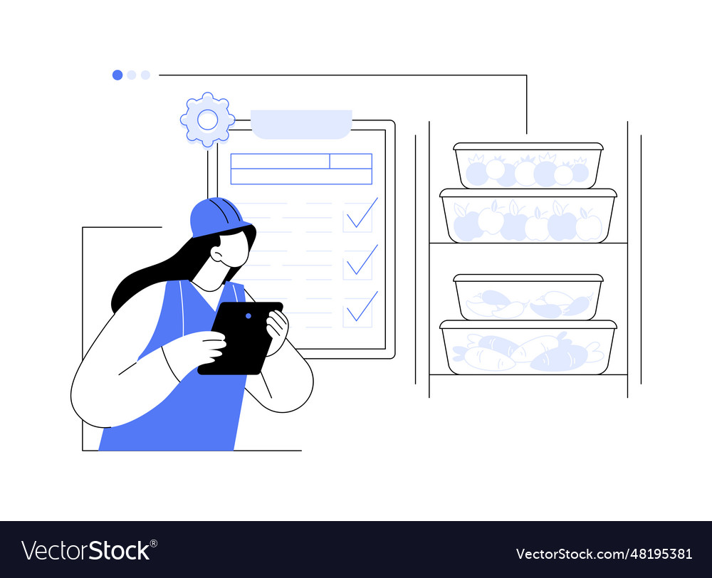 Managing storage abstract concept vector image Managing storage abstract concept