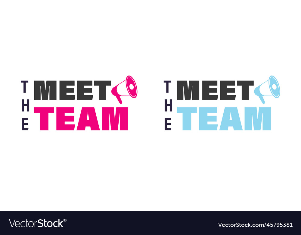 Meet the team concept diverse business