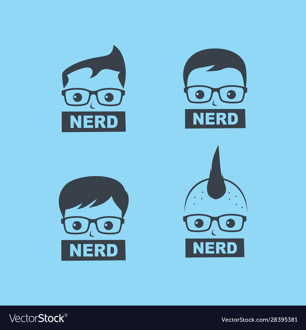 Гик и нерд. Nerd logo. nerd vector. нерд и гик в чем разница.