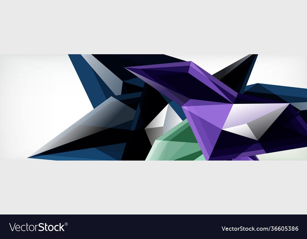 3d triangles and pyramids abstract vector image 3d triangles and pyramids abstract