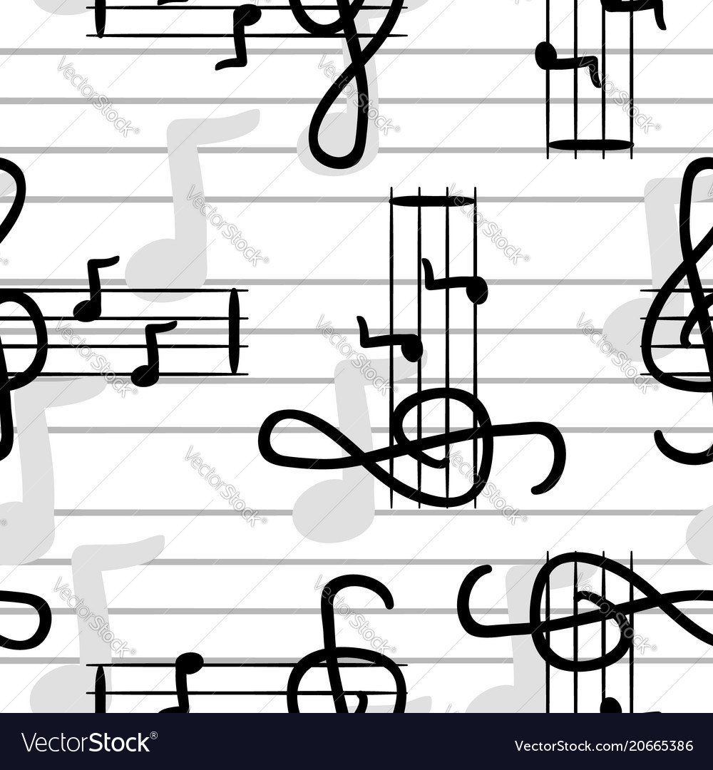 Clef lines texture pattern