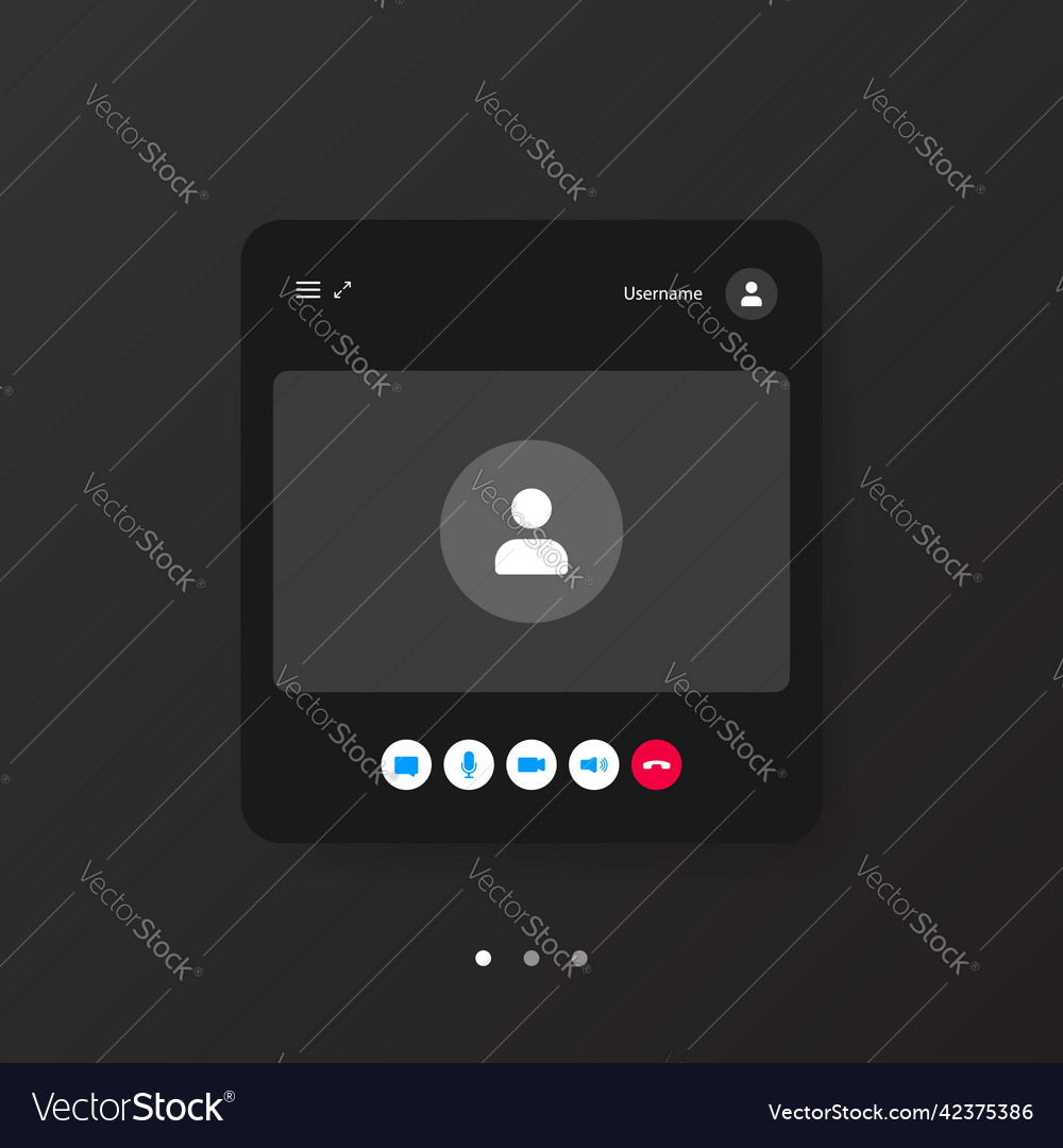 Icon with live chat video call isometric vector image Icon with live chat video call isometric