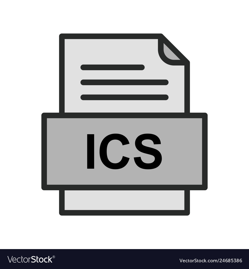 Ics file document icon