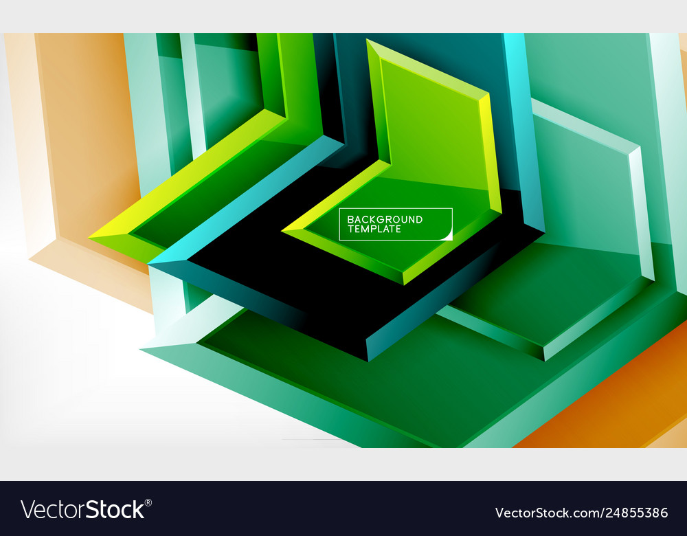 Techno arrow background template design vector image Techno arrow background template design