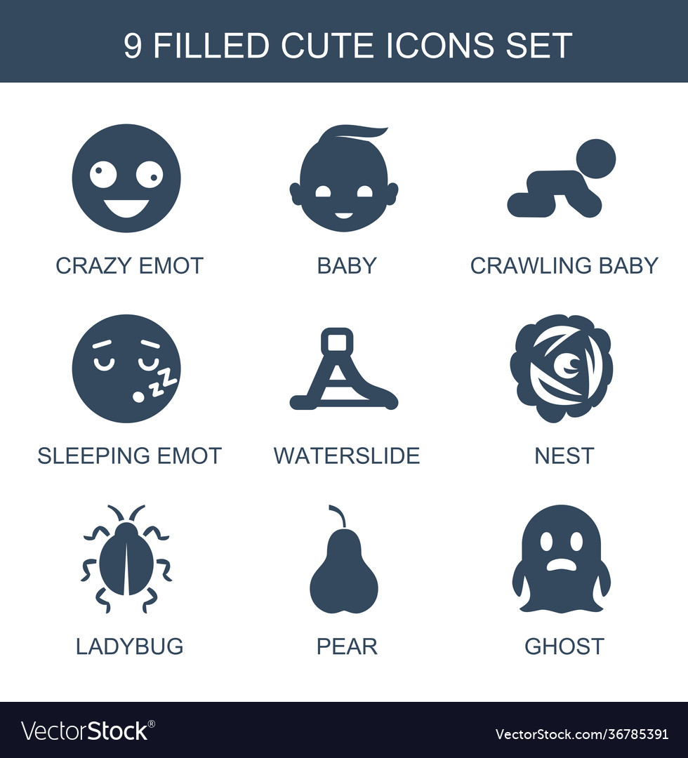 9 cute icons