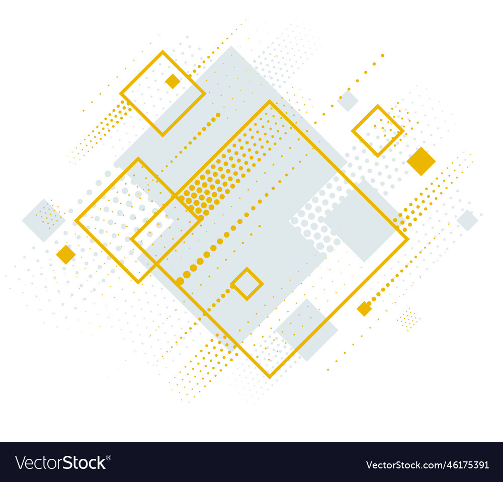 Artistic colorful frame with different elements vector image Artistic colorful frame with different elements
