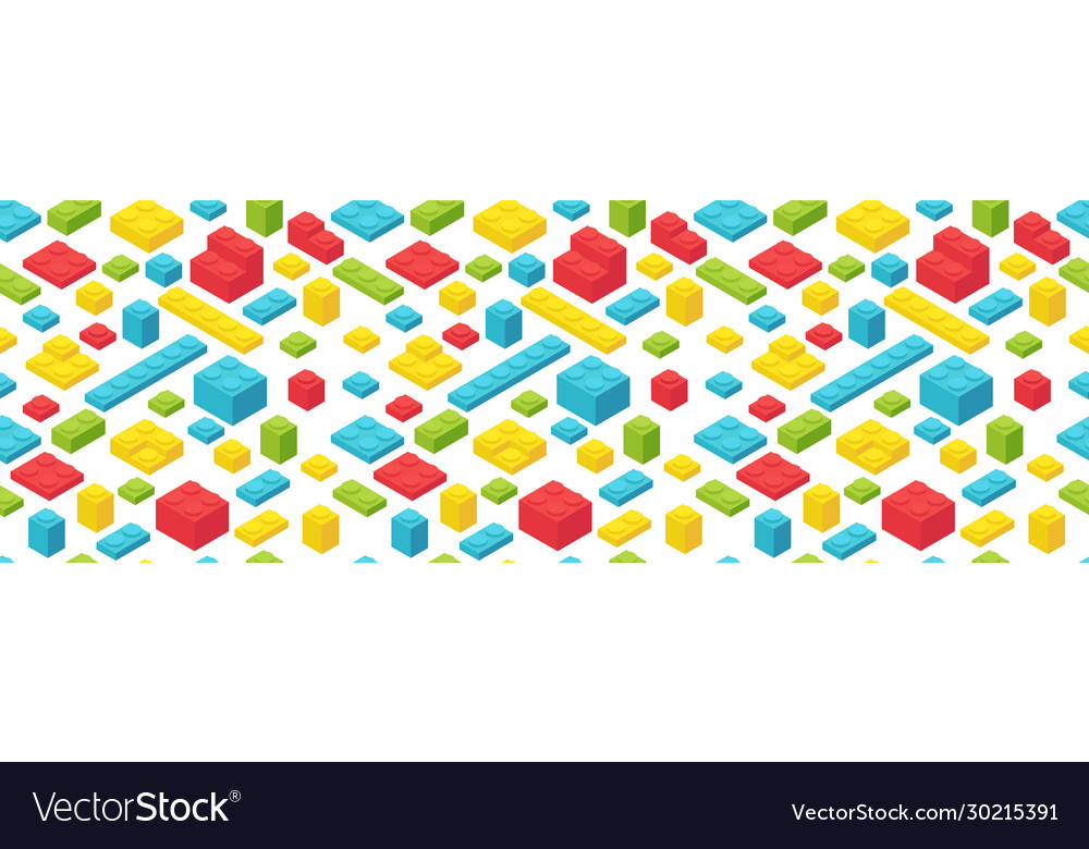 Colorful Building Blocks Pattern