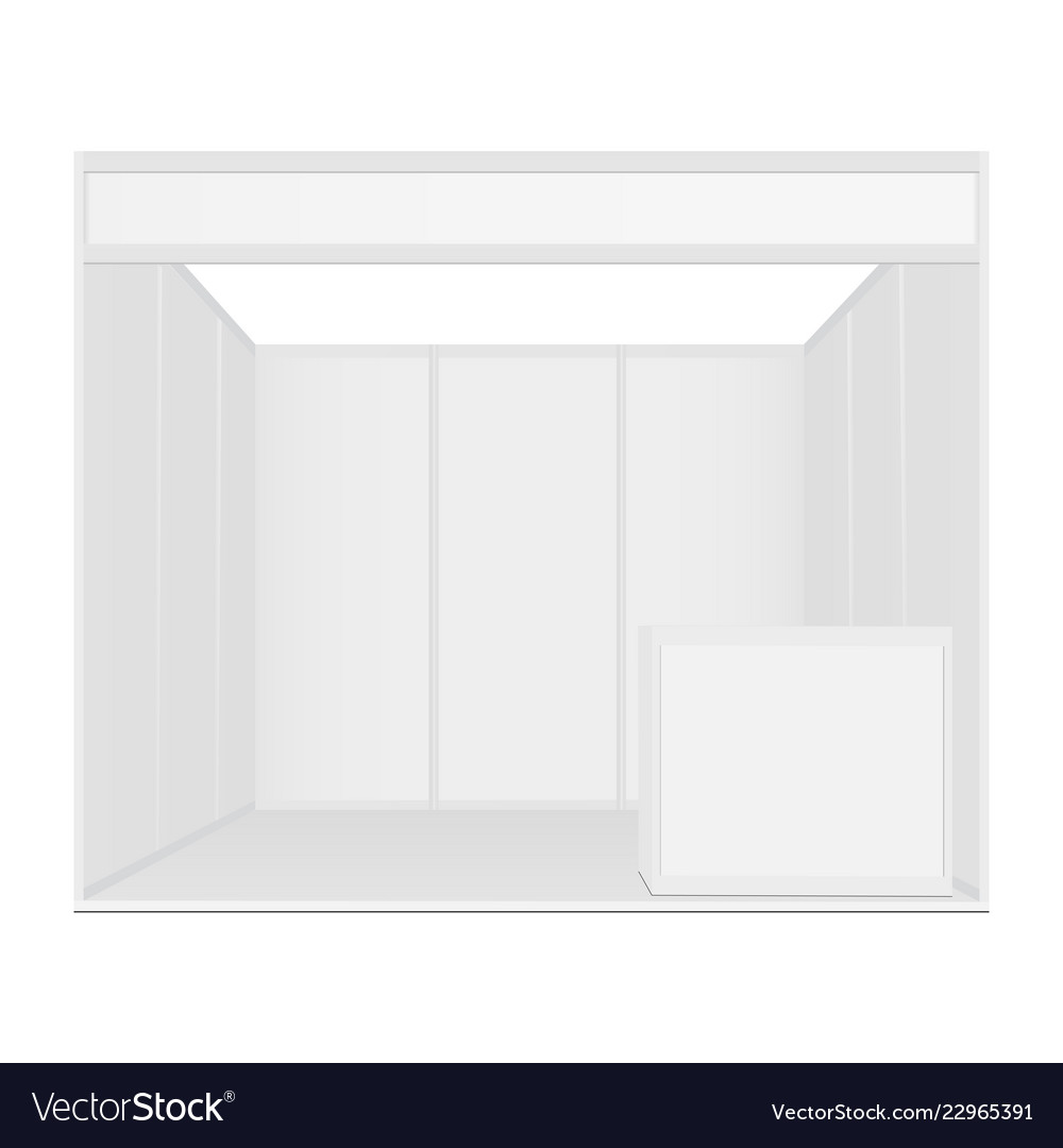 Download Exhibition Booth Mockup Royalty Free Vector Image