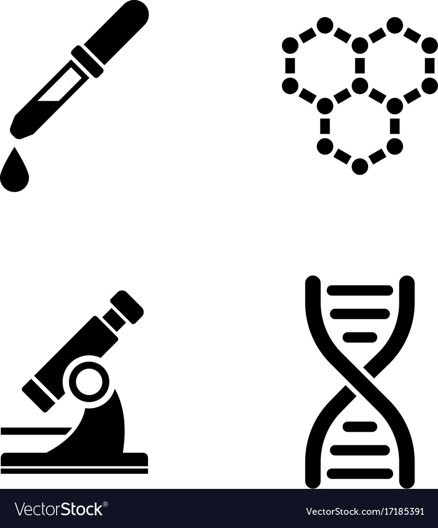 Laboratory Icon Set - Medical & Biotech