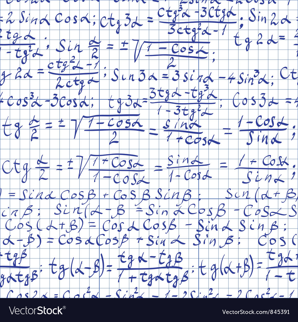 Math Equations Pattern