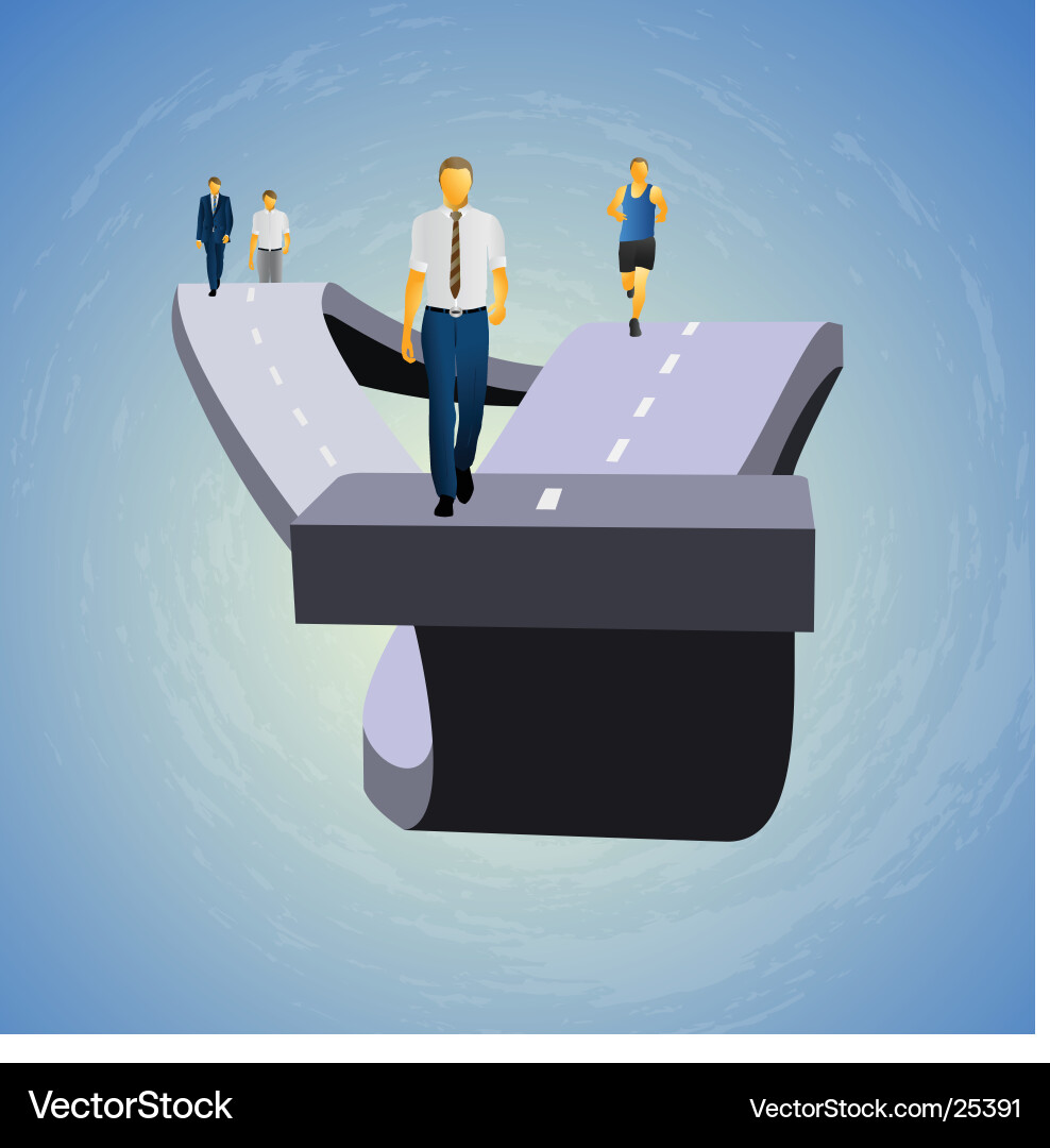 People walking Royalty Free Vector Image - VectorStock
