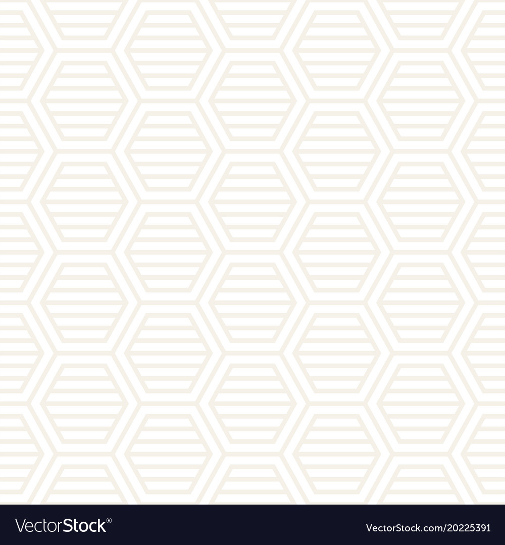 Subtle Hexagonal Stripes Pattern