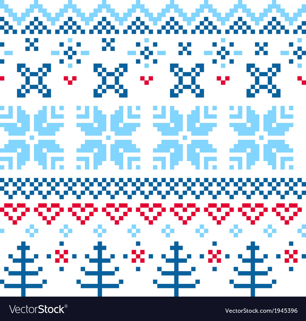 Beautiful seamless norway pattern