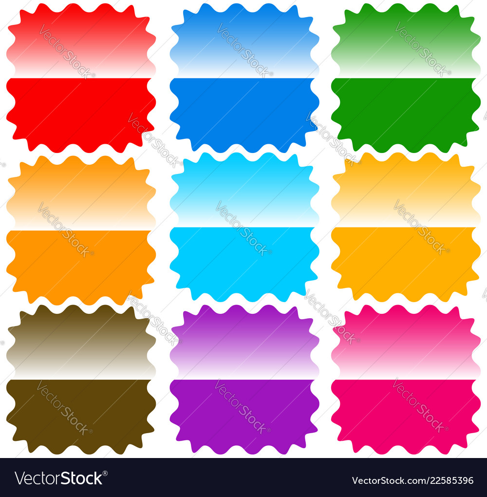 Button badge pin tag label shapes elements vector image Button badge pin tag label shapes elements