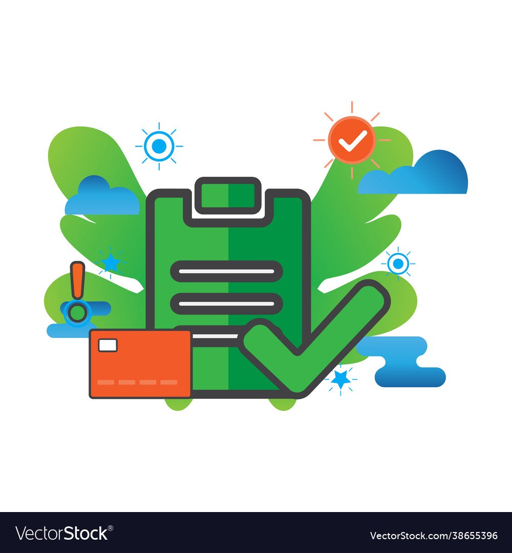 Checkmark flat icon can use for design