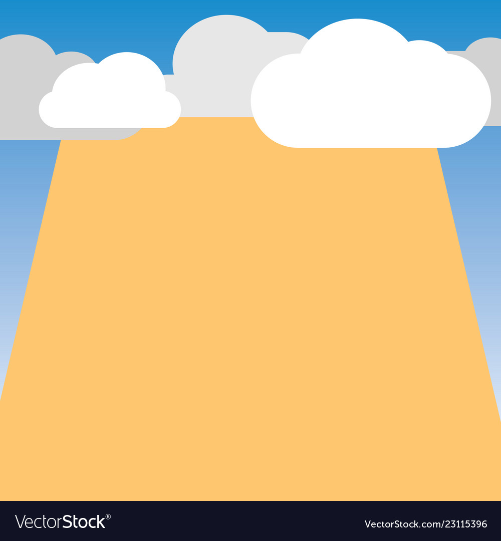 Flat design empty esp template vector image Flat design empty esp template