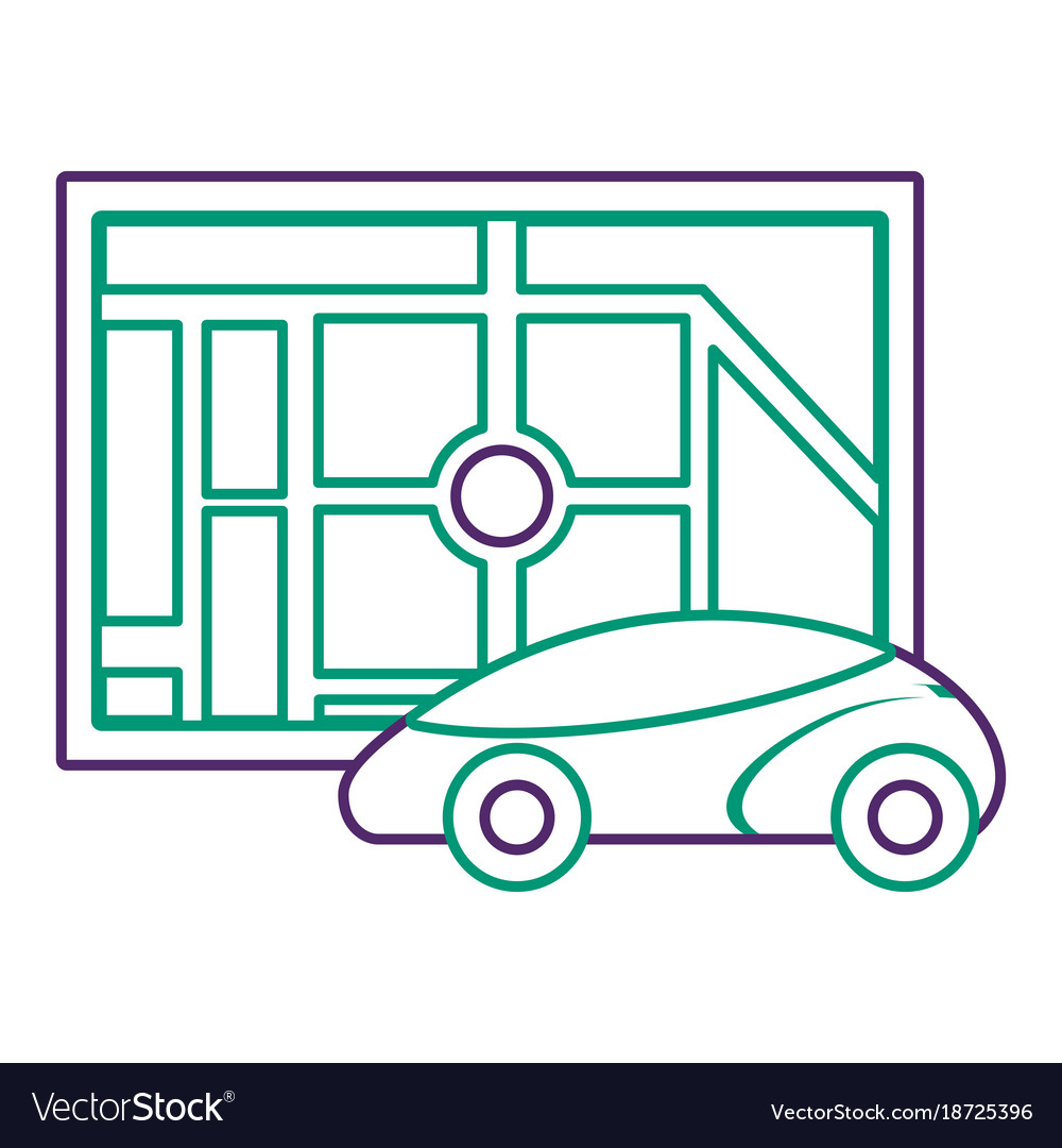Map navigation car web application