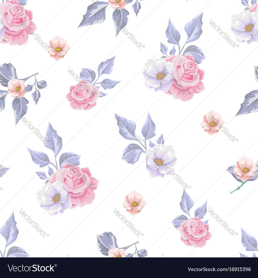 Romantic Floral Seamless Pattern