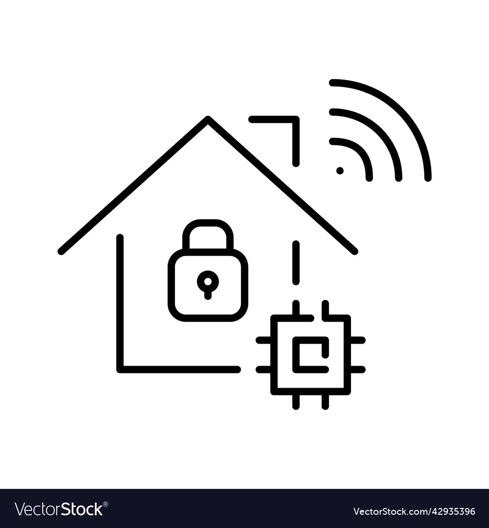 Smart home security profile pixel perfect