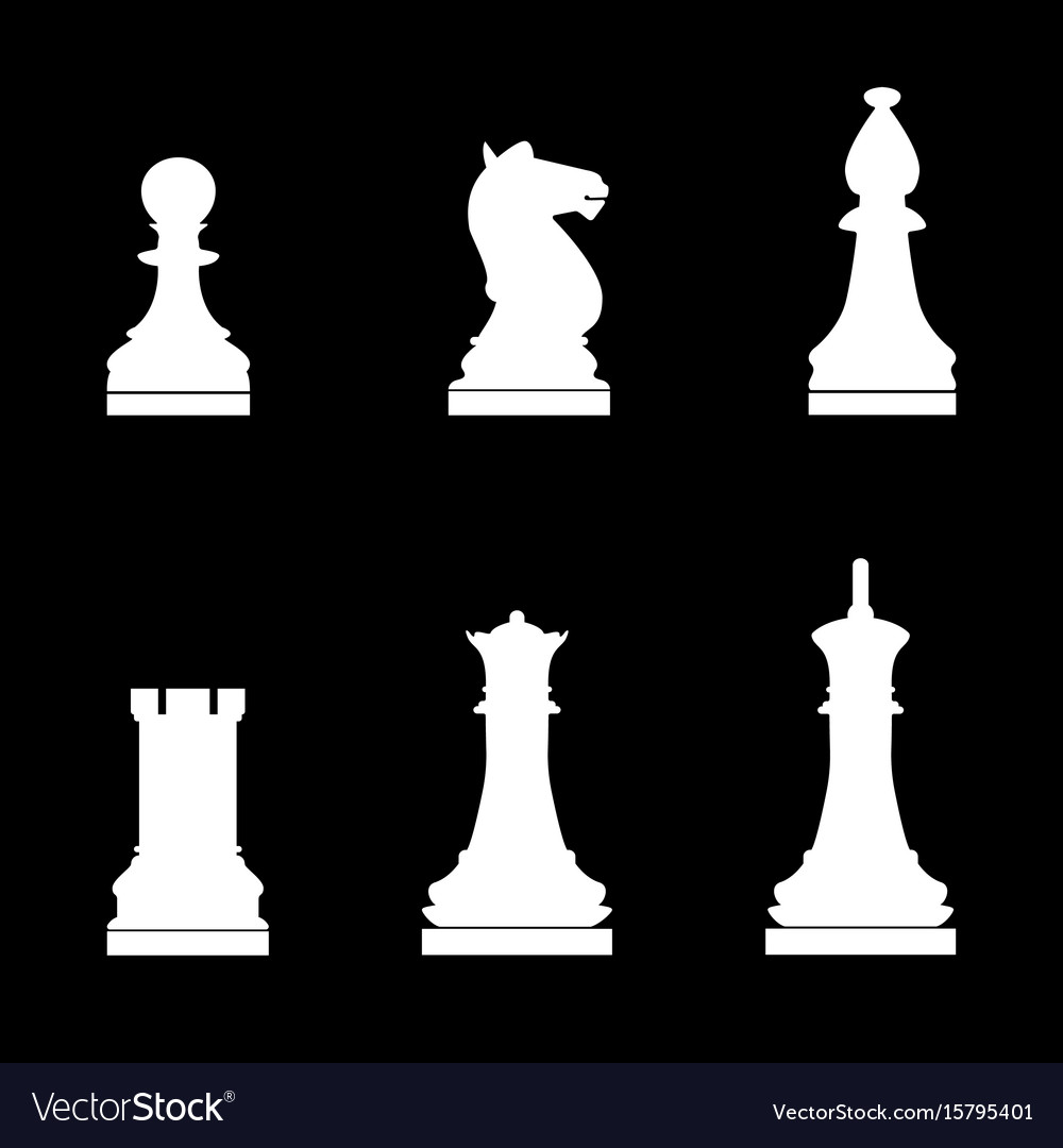 Chess Pieces Icon Royalty Free Vector Image - Vectorstock