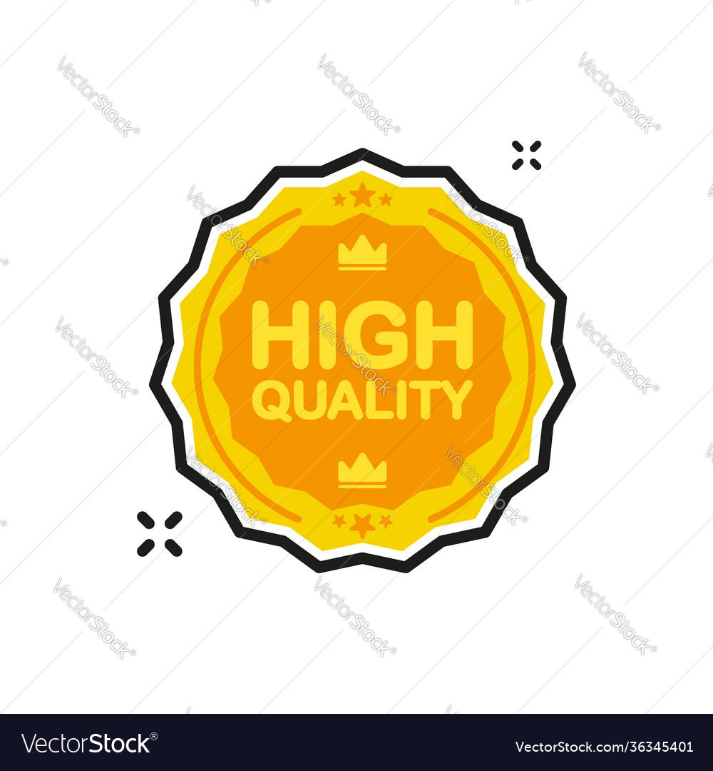 Exclusive sale medal on white background customer Vector Image