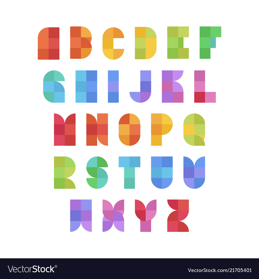 Geometric Alphabet Set