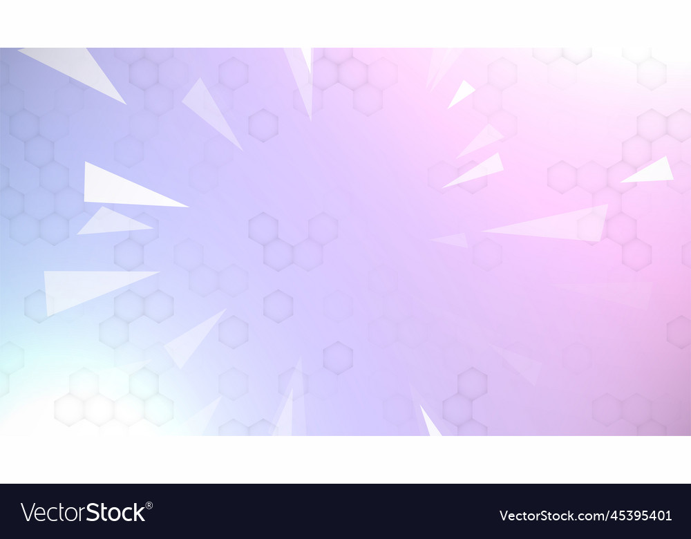 Hexagon abstract gradient background random vector image Hexagon abstract gradient background random