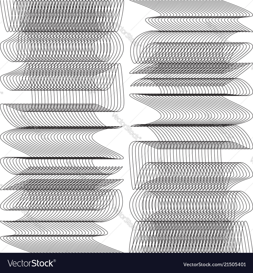 Modern design lines pattern repeat undulated