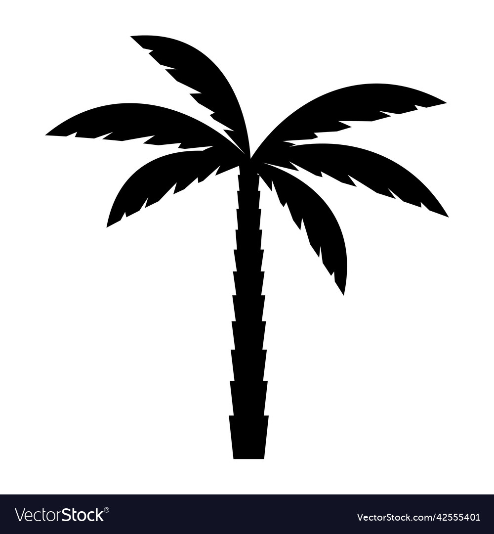 Palm tree icon Royalty Free Vector Image VectorStock Palm tree icon Royalty Free Vector Image VectorStock