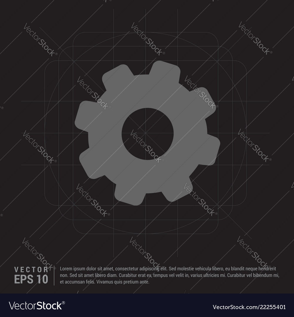 Setting icon vector image Setting icon