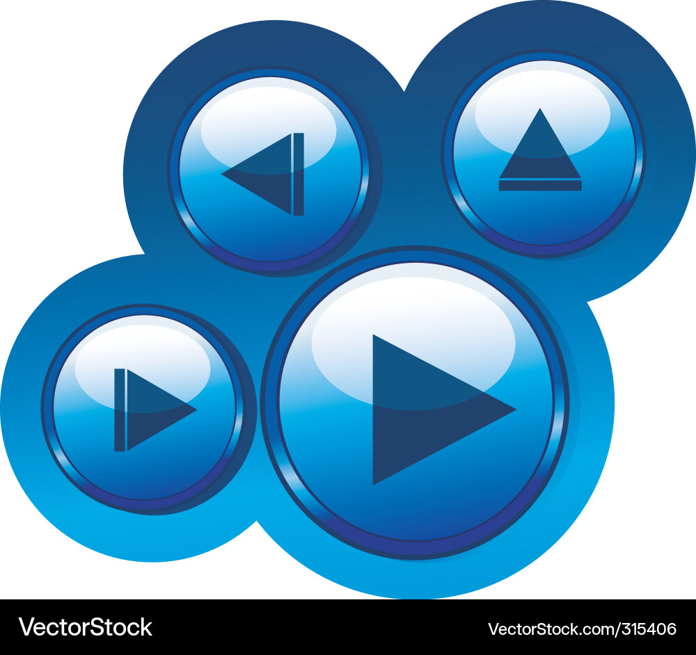 Buttons Royalty Free Vector Image - VectorStock