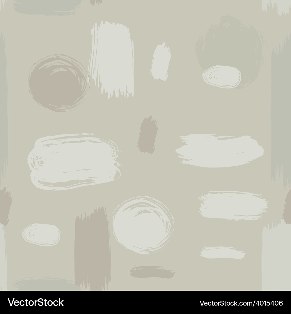 Ink brush strokes seamless pattern Royalty Free Vector Image
