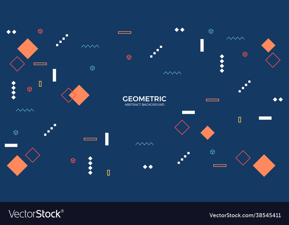 Abstract triangular elements Royalty Free Vector Image
