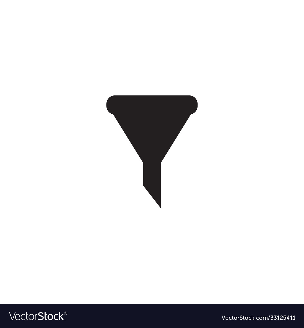 Funnel icon design template isolated Royalty Free Vector