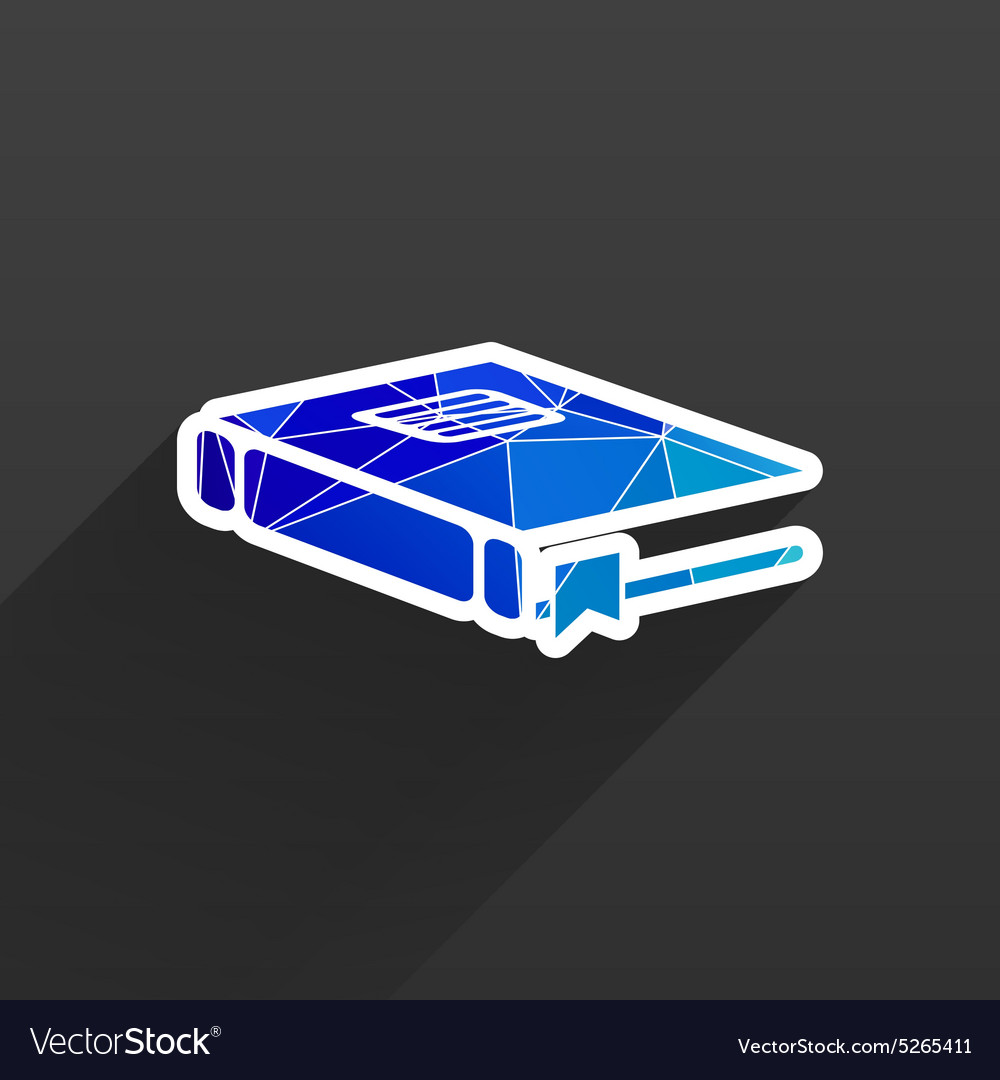 Web button flat design with shadow