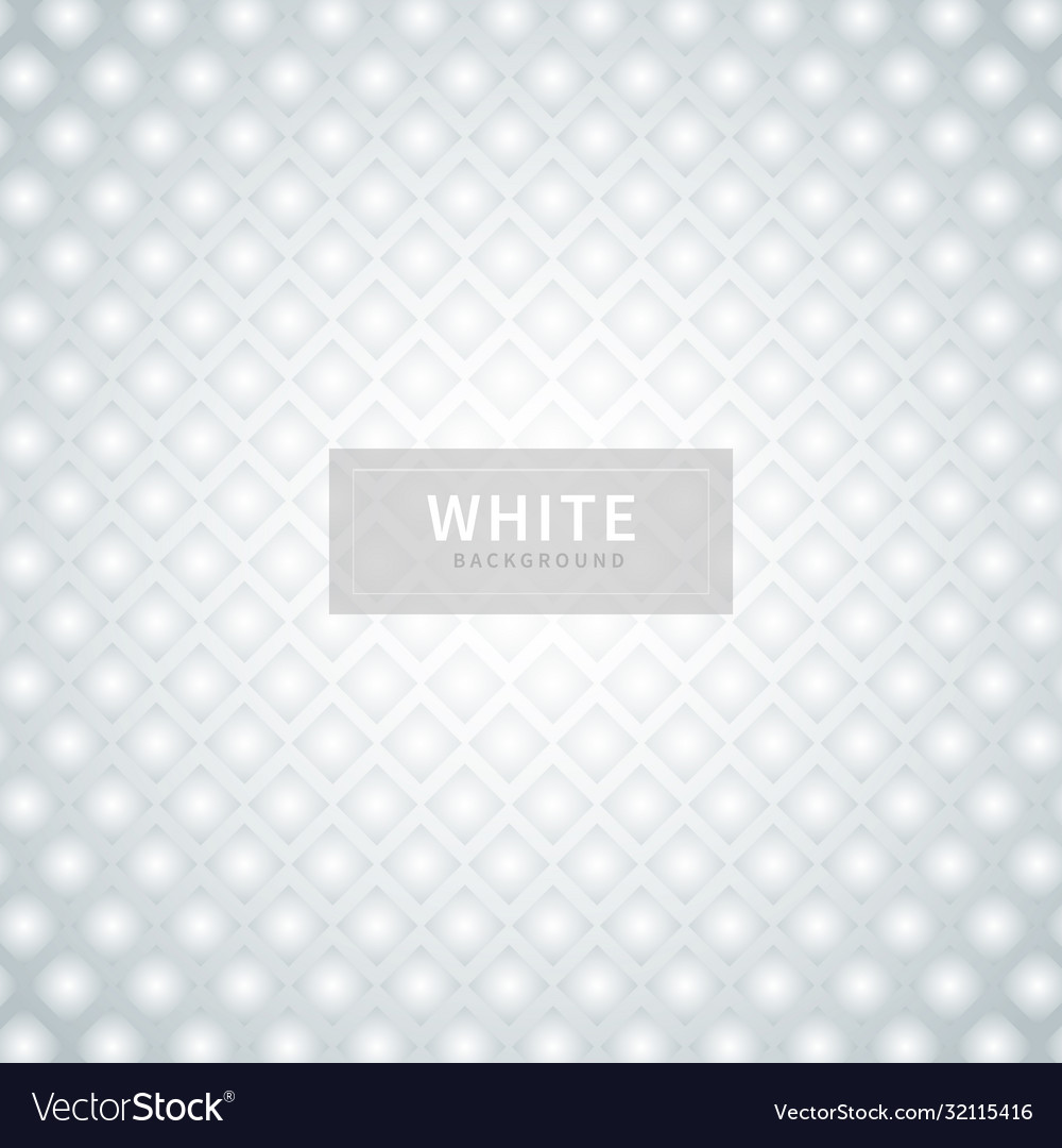 Abstract square pattern geometric white gradient vector image Abstract square pattern geometric white gradient
