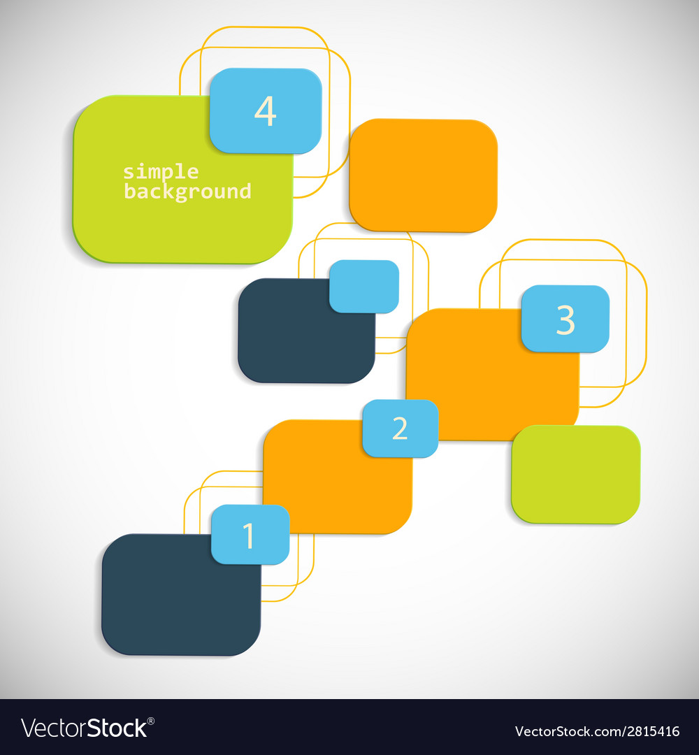 Colored elements for text and symbols