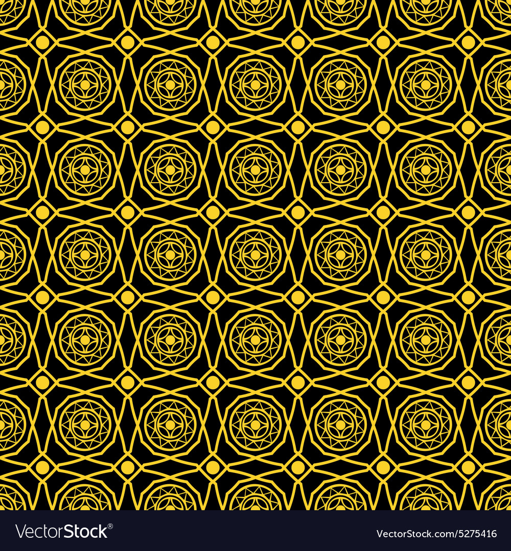 Seamless golden pattern