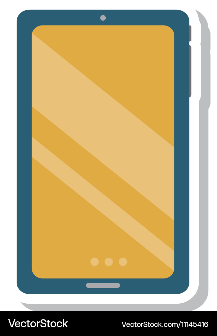 Tablet technology isolated icon Royalty Free Vector Image
