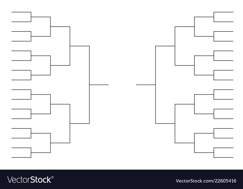 Online Bracket Template from cdn2.vectorstock.com