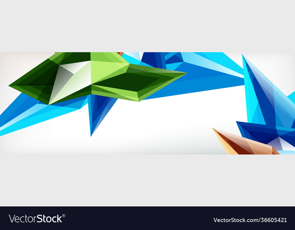 3d triangles and pyramids abstract vector image 3d triangles and pyramids abstract