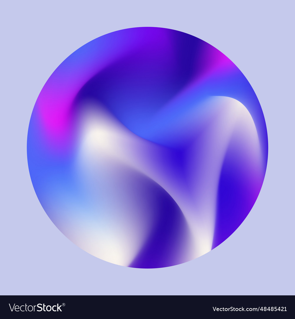 Abstract modern gradient background in circle vector image Abstract modern gradient background in circle