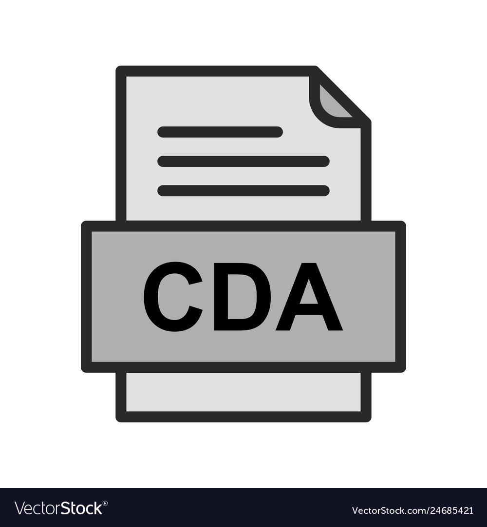 Cda file document icon