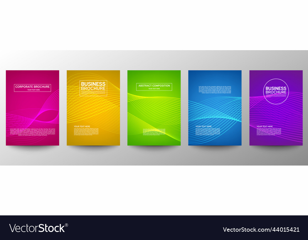 Cover geometric minimal set abstract line pattern vector image Cover geometric minimal set abstract line pattern