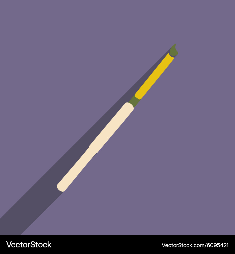 Flat with shadow icon and mobile application Vector Image