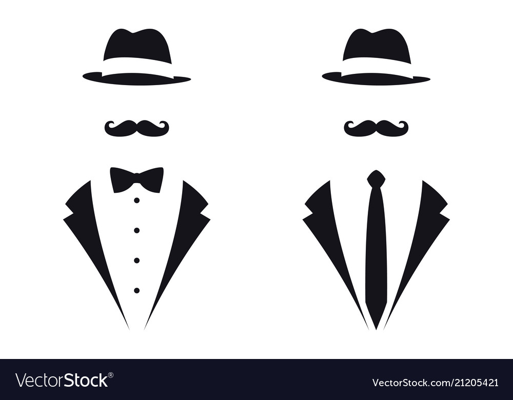 Gentleman Symbole - Männer Icon
