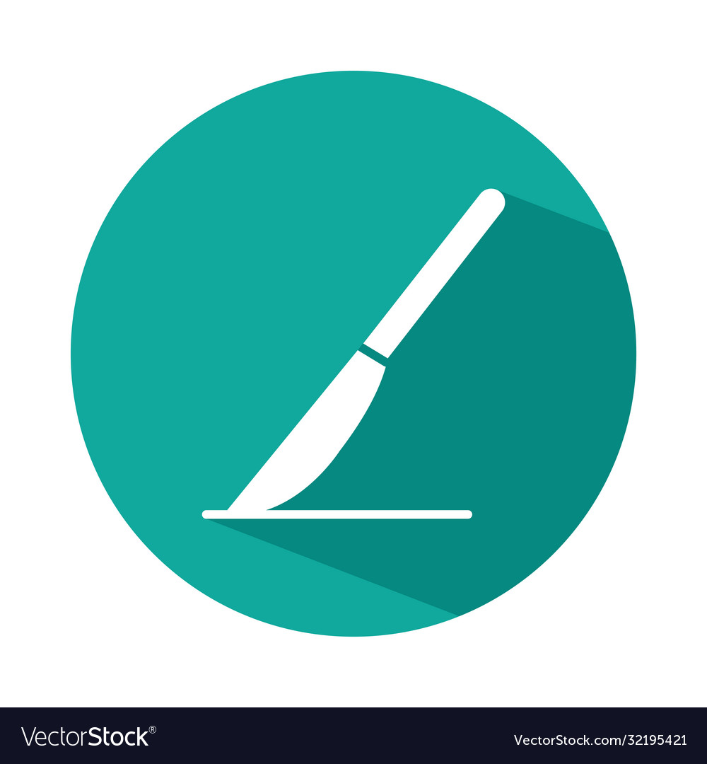 Scapel icon image block style