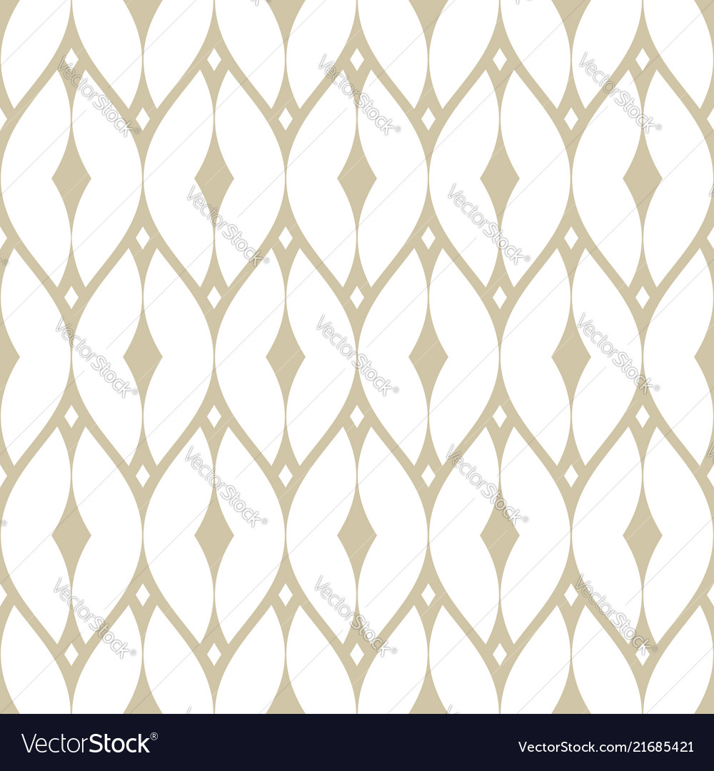Subtle golden mesh seamless pattern delicate net vector image Subtle golden mesh seamless pattern delicate net